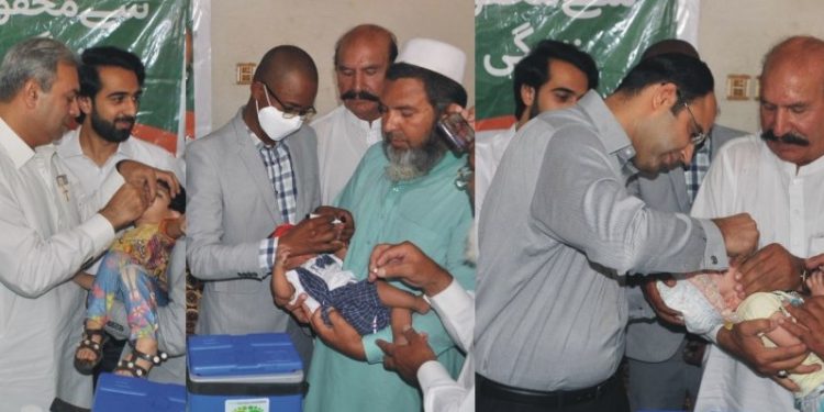 فیصل آباد میں 7 روزہ انسداد پولیو مہم کا آغاز