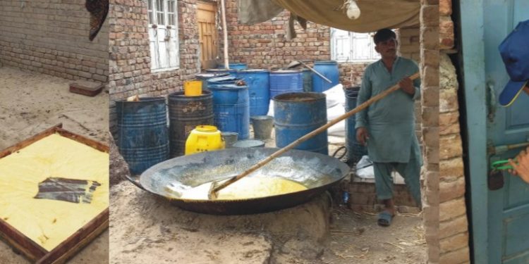 فوڈ اتھارٹی کی کاروائی جعلی گڑ بنانے والی فیکٹری سیل