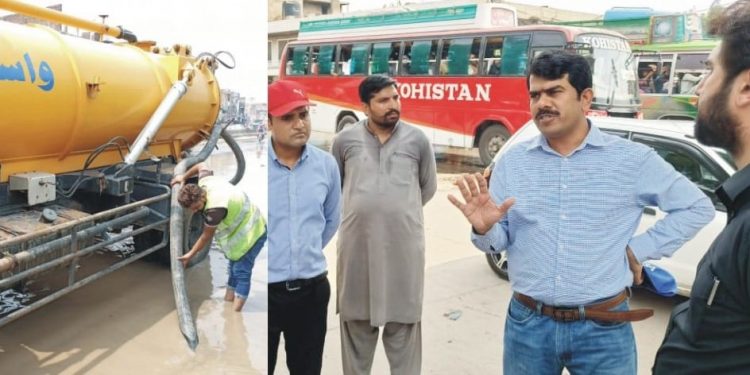 19 میں سے 15 پونڈنگ پوائنٹس سے پانی کی نکاسی مکمل ۔ ایم ڈی واسا