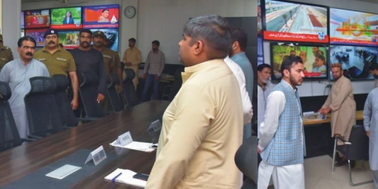 ڈپٹی کمشنر کا محرم جلوسوں کے روٹس کا معائنہ اور انتظامات کا جائزہ لیا