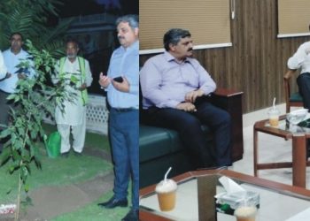 ڈپٹی کمشنر کا پارکس اینڈ ہارٹیکلچر اتھارٹی کے آفس کا دورہ