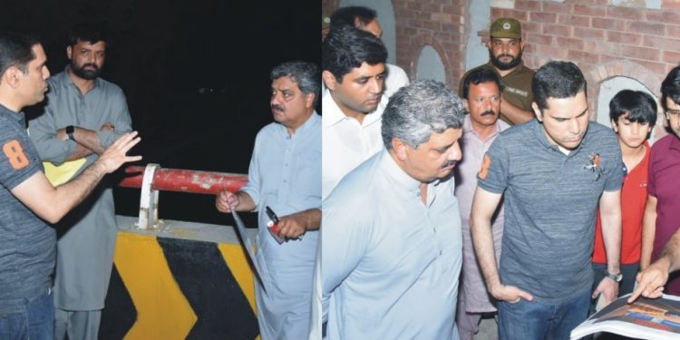 ڈپٹی کمشنر عمران حامد کا ڈی جی پی ایچ اے کے ساتھ شہر کا دورہ