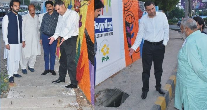 ضلعی انتظامیہ کی طرف سے شہر کی تزئین و آرایش کی کوششیں جاری