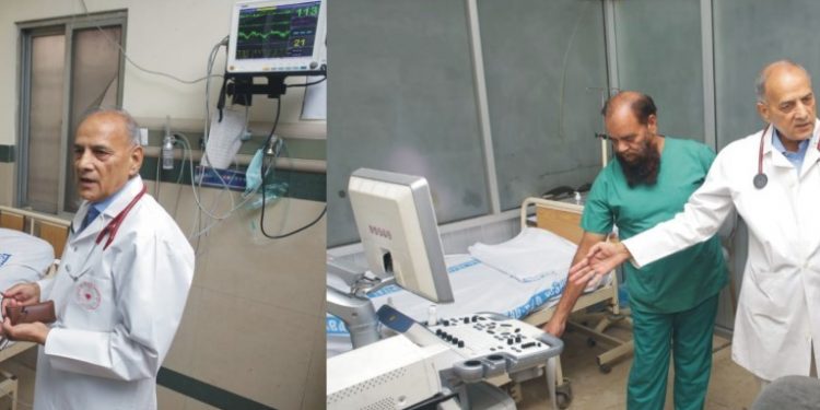 ڈپٹی کمشنر کا کارڈیک کیئر یونٹ ڈسٹرکٹ ہیڈ کوارٹر ہسپتال کا دورہ