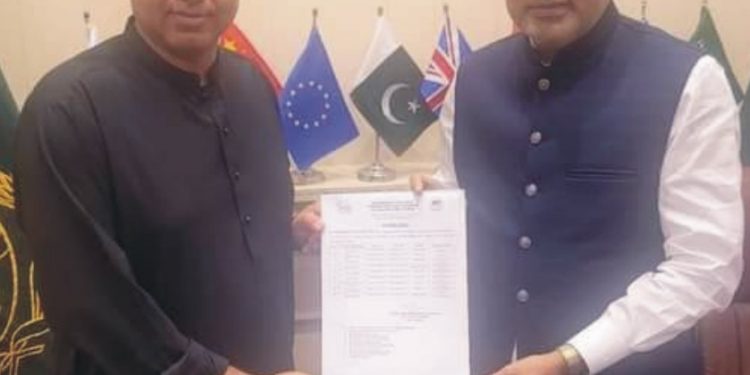 راے انتخاب علی خاں کو اوورسیز کمیشن ساؤتھ افریقہ مقرر کردیا گیا