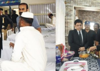 ایڈیشنل ڈسٹرکٹ اینڈ سیشن جج کا سینٹرل جیل کا دورہ