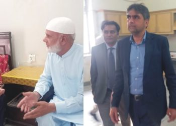 سیکرٹری سوشل ویلفیئر پنجاب ظہورحسین کا اولڈ ایج ہوم کا دورہ