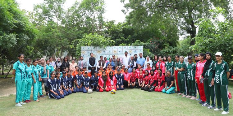 پرائم منسٹر یوتھ پروگرام پنجاب والی بال پروونشنل لیگ برائے خواتین کی افتتاحی تقریب کاانعقاد