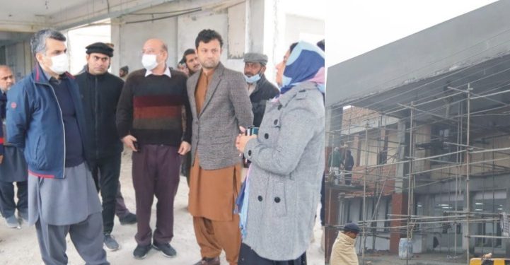 ڈپٹی کمشنر کا الائیڈ ہسپتال ون اور ٹو کا ہنگامی دورہ، اپ گریڈیشن کے جاری کاموں کا جائزہ لیا